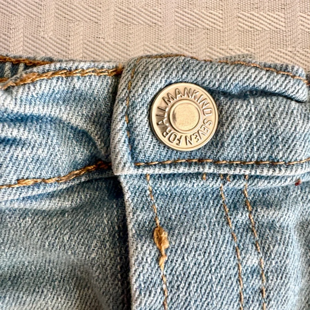 Seven7 Seven For All Mankind Toddler Jeans 24M‎ Light Wash Stretch Denim Raw Hem